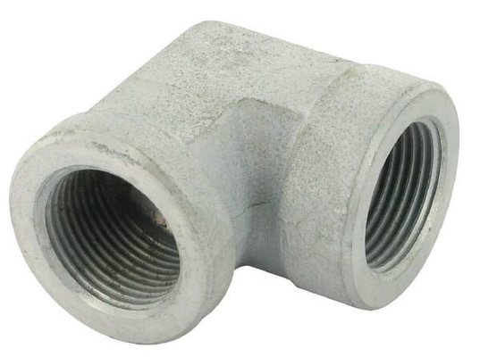 Pièces agricoles - Hydraulique - Adaptateur coudé 3/4" BSP SS