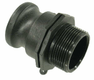 Camlock Type F 1-1/2" filetage mâle polypropylène