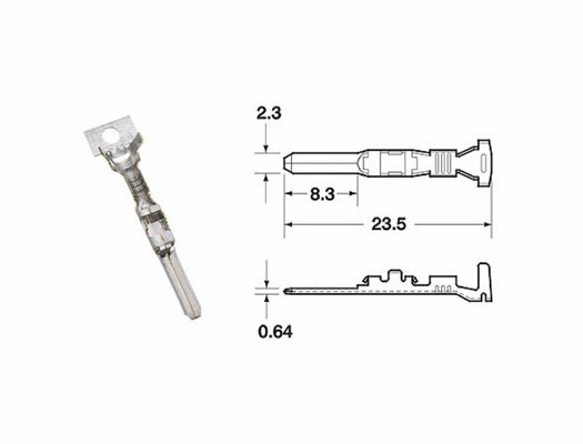 Pièces Quad & Motos - Outillage - Cosse femelle série 090 SMTO BIHR Ø0,85mm²/1,25mm² - 50pcs