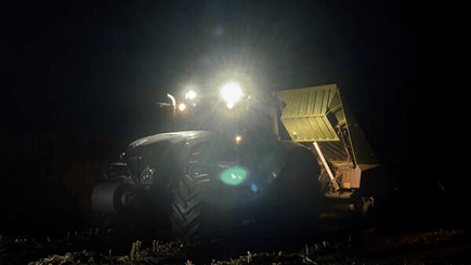 Pièces agricoles - Eclairage - Phare de travail LED, 40W, 4000lm, rond, 10/30V, Ø 90mm, prise H11/Deutsch, faisceau spot, 4 LED, Kramp