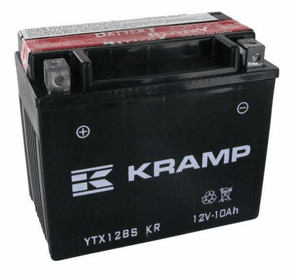 Pièces agricoles - Eclairage - Batterie 12V 10Ah 185A avec pack d'acide Kramp