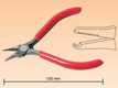 Pince à circlips d'axe de piston BUZZETTI 120mm