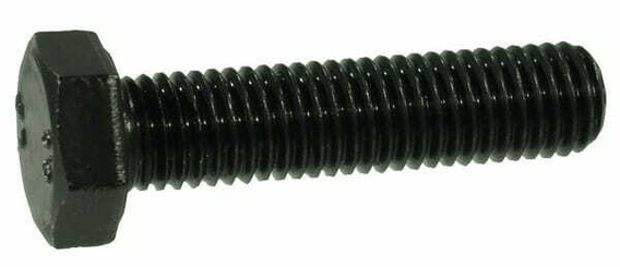 Pièces agricoles - Fasteners - Boulon hexagonal entièrement fileté M8x10 8.8noir