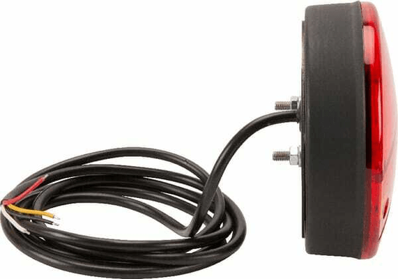 Pièces agricoles - Eclairage - Feu multifonction arrière LED 12V rond câblé Ø 142mm, Kramp