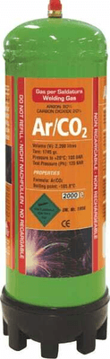 Pièces agricoles - Outils atelier - Bouteille gaz jet Arg/CO2 2,2L