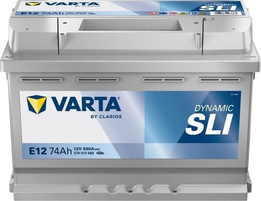 Pièces agricoles - Eclairage - Battery 12V 74Ah 680A E12 VARTA Dynamic SLI
