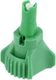 Jeu de buses à injection d'air (8 pièces) HDRX-A 120° 015 vert