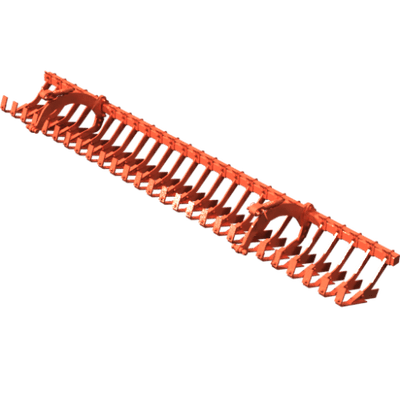Pièces agricoles - Pièce divers - BARRE DE DECROTTOIR 3.50m complet