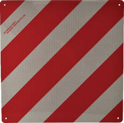 Pièces agricoles - Eclairage - Panneau d'avertissement 500x500x1mm EN12899