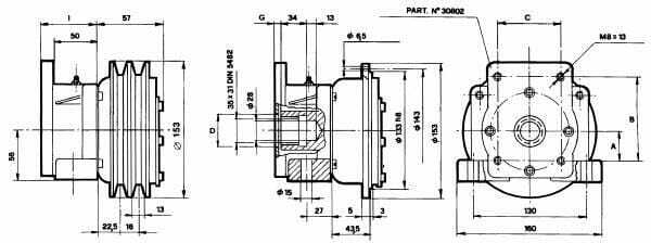 Pièces agricoles - Transmission - Embrayage 12v gr 1+2