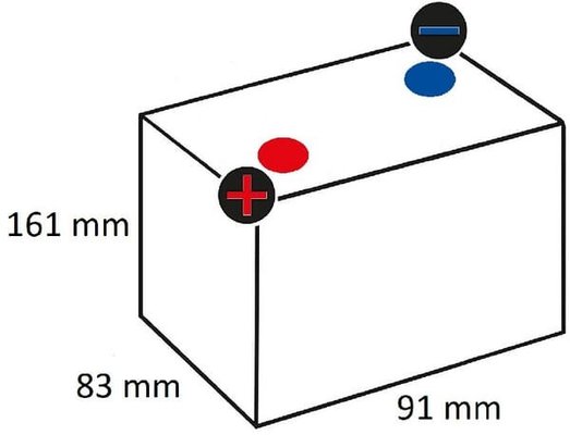 Pièces agricoles - Eclairage - Batterie 6V 8Ah 40A Sports motorisés Freshpack VARTA