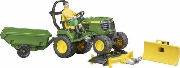 Loisirs - Jouets - Tracteur John Deere avec remorque et jardinier