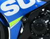 Tampons de protection R&G RACING Aero noir (sans perçage) Suzuki GSX250R