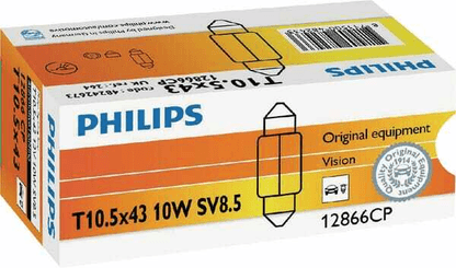 Pièces agricoles - Eclairage - Ampoule T10,5x43 12V-10W SV8,5