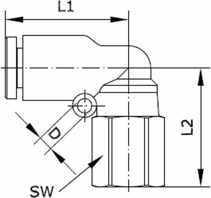Pièces agricoles - Pièce pneumatique - Raccord vissé