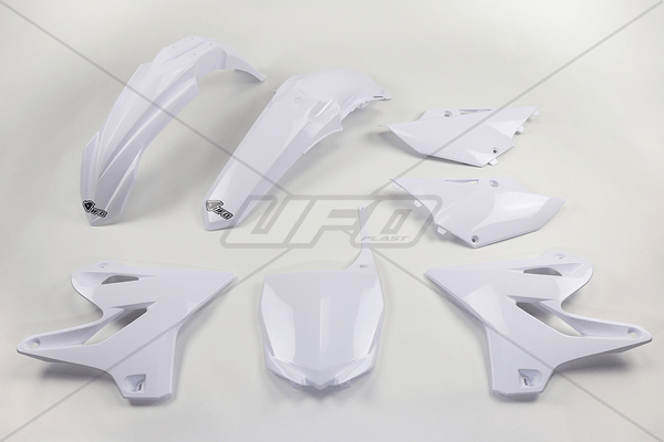 Pièces Quad & Motos - Plastiques - Kit plastique UFO blanc Yamaha YZ125/250