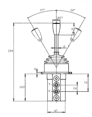Pièces agricoles - Hydraulique - Levier servo