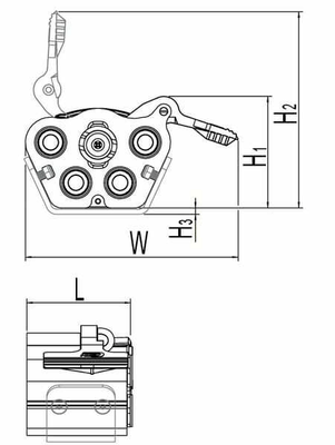 Pièces agricoles - Hydraulique - Multi-X Q12.5/19 côté accoupl.