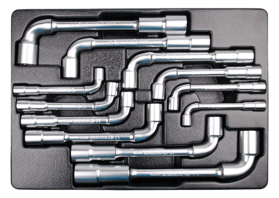 Outils - Outils divers - Thermoformé 12 clés à pipe 8, 10-14, 16-19, 22 24mm