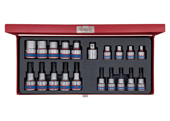 Outils - Outils divers - Coffret 3/8-1/2 Torx 20 pièces