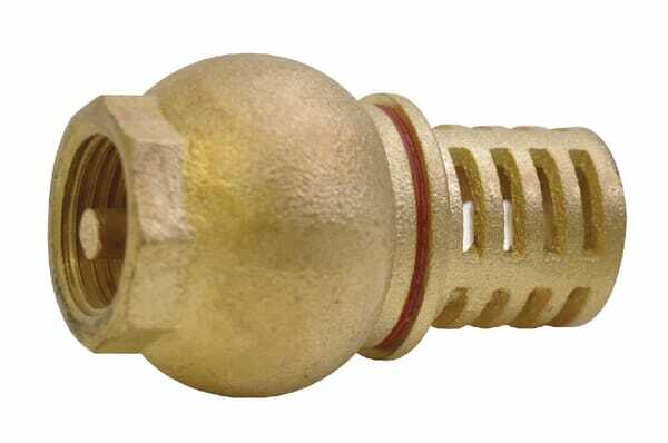 Pièces agricoles - Hydraulique - Crépine avec clapet 1/2"