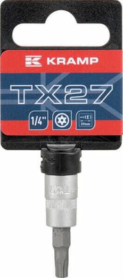 Outils - Outils divers - Douille de tournevis 1/4" Torx TX 27