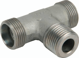 Pièces agricoles - Hydraulique - Té 15L - 1/2 BSPT