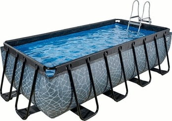 Loisirs - Jouets - Piscine hors-sol 4x2x1 m pierre