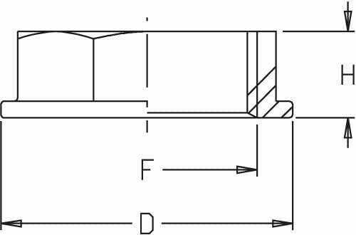 Pièces agricoles - Pièce Pulvérisateur - Écrou tournant plat 3/4"
