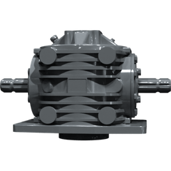 Pièces agricoles - Pièce divers - boîte de vitesses latérale F35 -peint-