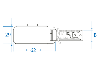Outils - Outils divers - Mètre ruban 5M x 19mm