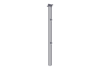 Accessoires et options matériel  - Matériel d'élevage - autre - POTEAU -1- DE CONTENTION TREFLE 1D L.2.43M A SCELLER V2
