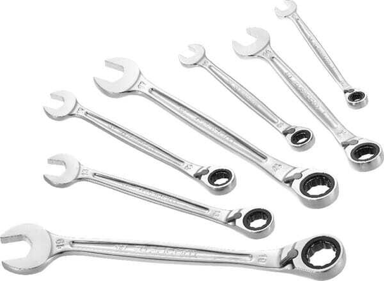 Outils - Outils divers - Jeu de clés doubles à cliquet 7 pièces