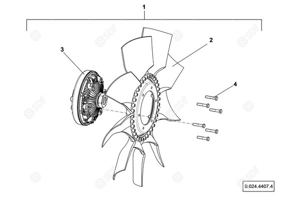 Pièces agricoles - Divers - moteur de ventilateur