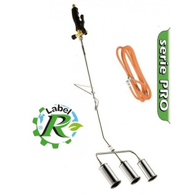 Materiels - Désherbeur thermique - DESHERBE.THERM 3F BIOPROFLAMME 3 BRULEURS + VEILLEUSE