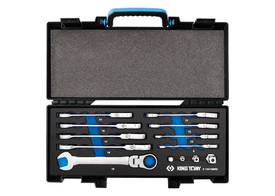 Outils - Outils divers - Coffret EVAWAVE clés mixtes à cliquet - 13 pièces