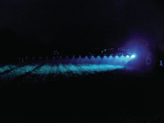 Pièces agricoles - Eclairage - Eclairage pulvérisateur bleu 2x9W