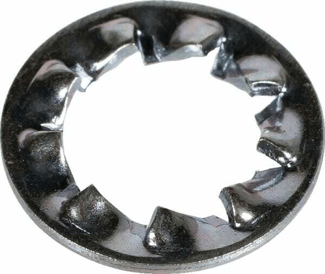Pièces agricoles - Fasteners - Rondelle frein dentelée M10x18x0,9mm, Acier zingué DIN 6798 Kramp