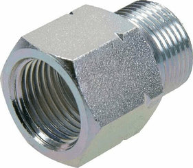 Pièces agricoles - Hydraulique - Adaptateur de rallonge metrique/BSP M22 X 1/2