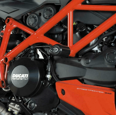 Pièces Quad & Motos - Equipement véhicule - Tampons de protection R&G RACING Aero noir Ducati Streetfighter 848