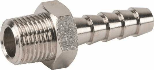 Pièces agricoles - Pièce pneumatique - Embout de tuyau 6 mm x 1/8"