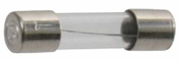 Pièces agricoles - Electricité - Fusible verre 5A longueur 20mm Siba