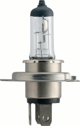Pièces agricoles - Eclairage - Ampoule Halogène tube H4 12V 55W P43t-38 blanc Philips