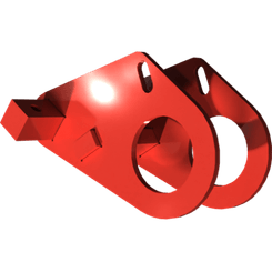 Pièces agricoles - Pièce divers - Support de guidage peint