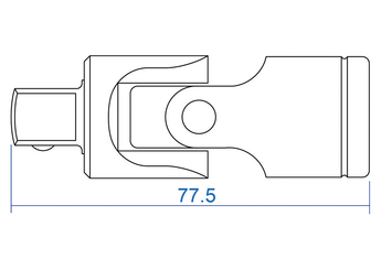 Outils - Outils divers - Blister de cardan universel 1/2"