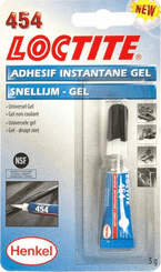 Chimie - Chimie divers - Gel adhésif instantané 454 - 5gr