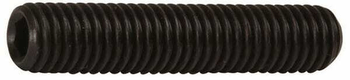 Vis sans tête six pans creux bout cuvette M5x25 noire