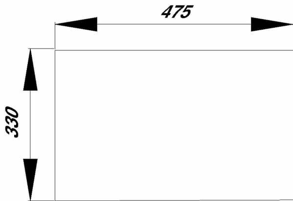 Pièces agricoles - Tracteur pièce origine - Vitre arrière inf. fixée