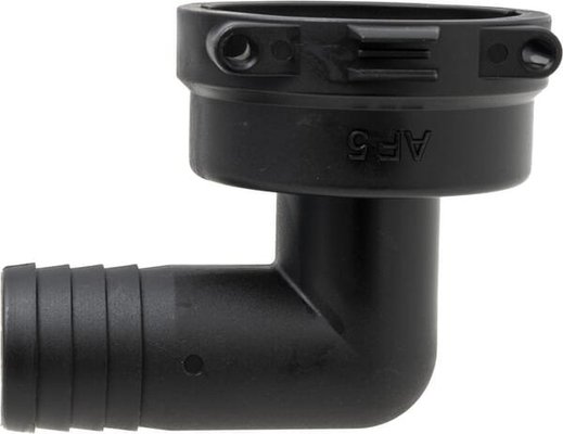 Pièces agricoles - Pièce Pulvérisateur - Raccord à fourche, femelle 90° AF5, embout de tuyau 25 mm