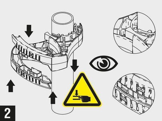 Pièces agricoles - Pièce divers - Poignée de pour cric à roue Ø60mm